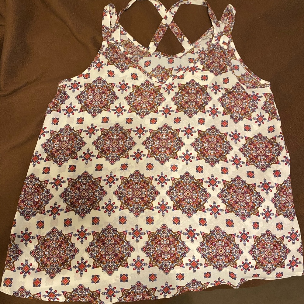 Pink rose tank
